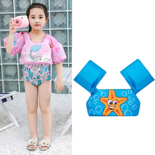 

Children Swimming Foam Arm Ring Baby Swimming Equipment Floating Ring Water Sleeve Buoyancy Vest(Blue Starfish)