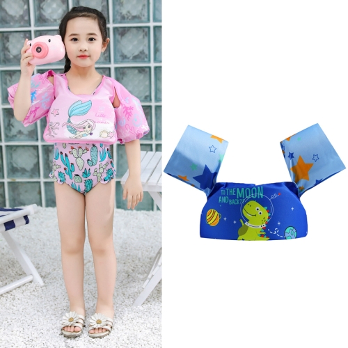 

Children Swimming Foam Arm Ring Baby Swimming Equipment Floating Ring Water Sleeve Buoyancy Vest(Blue Space Dragon)