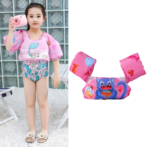 

Children Swimming Foam Arm Ring Baby Swimming Equipment Floating Ring Water Sleeve Buoyancy Vest(Candy Cat)