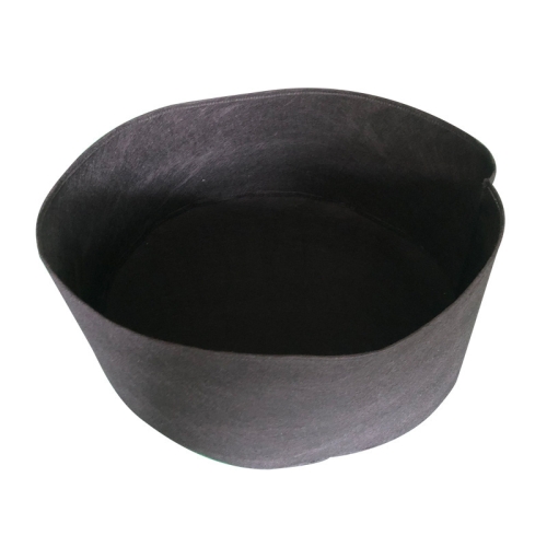 

2 PCS 60x20cm 15L Felt Planting Barrel Indoor Outer Round Plant Bag Non-Woven Seedling Bag(Black)