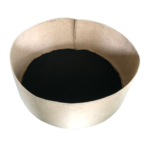 

127x30cm 380L Felt Planting Barrel Indoor Outer Round Plant Bag Non-Woven Seedling Bag(Camel)