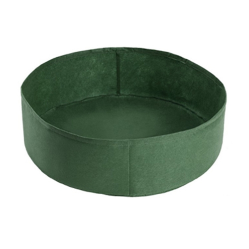 

130x30cm 400L Felt Planting Barrel Indoor Outer Round Plant Bag Non-Woven Seedling Bag(Green)