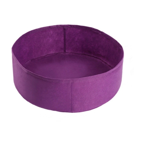 

130x30cm 400L Felt Planting Barrel Indoor Outer Round Plant Bag Non-Woven Seedling Bag(Purple)