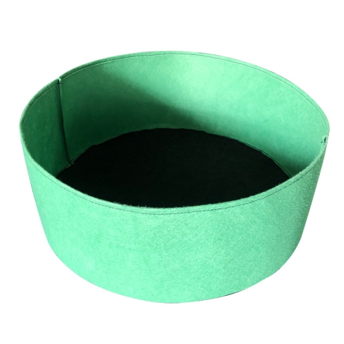 

130x30cm 400L Felt Planting Barrel Indoor Outer Round Plant Bag Non-Woven Seedling Bag(Grass Green)