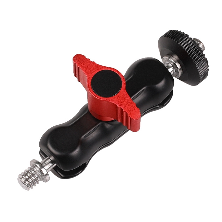 

H032 Camera Magic Arm Bracket Hot Shoe Ball Head Double Ball Gimbal Hand Small Pea Clip Monitors Bracket