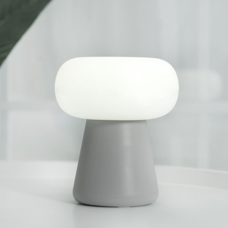 

XYD-055 Cloud Mushroom USB Clock Night Light Sleep Timer Remote Control Bedside Lamp, Light color: Pat Type White Light