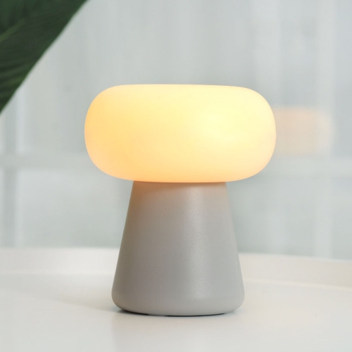 

XYD-055 Cloud Mushroom USB Clock Night Light Sleep Timer Remote Control Bedside Lamp, Light color: Pat Type Yellow Light