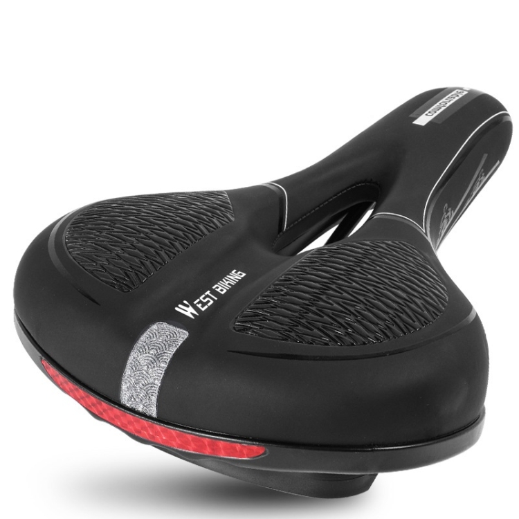 

WESTBIKING Mountain Road Bike Reflective Seat Cushion Soft Comfortable Seat Equipment Accessories, Colour: Casual