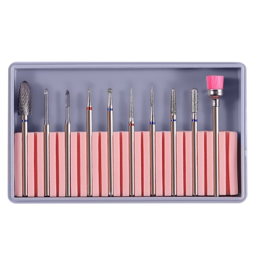 

Nail Alloy Tungsten Steel Ceramic Grinding Machine Accessories Nail Grinding Heads Set Polishing Tool, Color Classification: BH-07