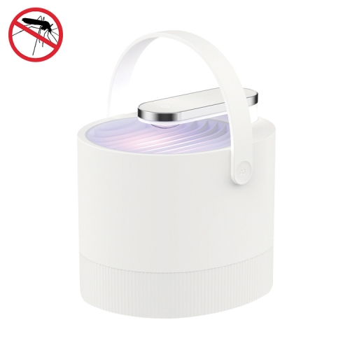 

USB Mute Mosquito Killer LED Household Blue Violet Light Mosquito Catcher(White)