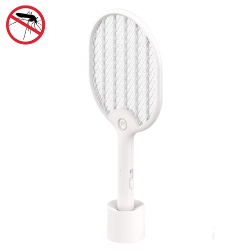 

LED Mosquito Swatter USB Mosquito Killer, Colour: White (With Base)