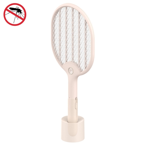 

LED Mosquito Swatter USB Mosquito Killer, Colour: Pink (With Base)