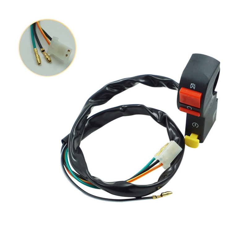 

3 PCS Motorcycle Off-Road Vehicle ATV Accessories Hand Holder Headlight Flameout Start Switch