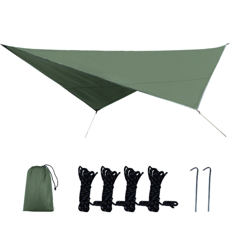

Outdoor Camping Supplies Multifunctional Camping Sunshade Waterproof And Moisture-Proof Mat Ultra-Light Sky,Size: 320 x 250cm (Army Green)
