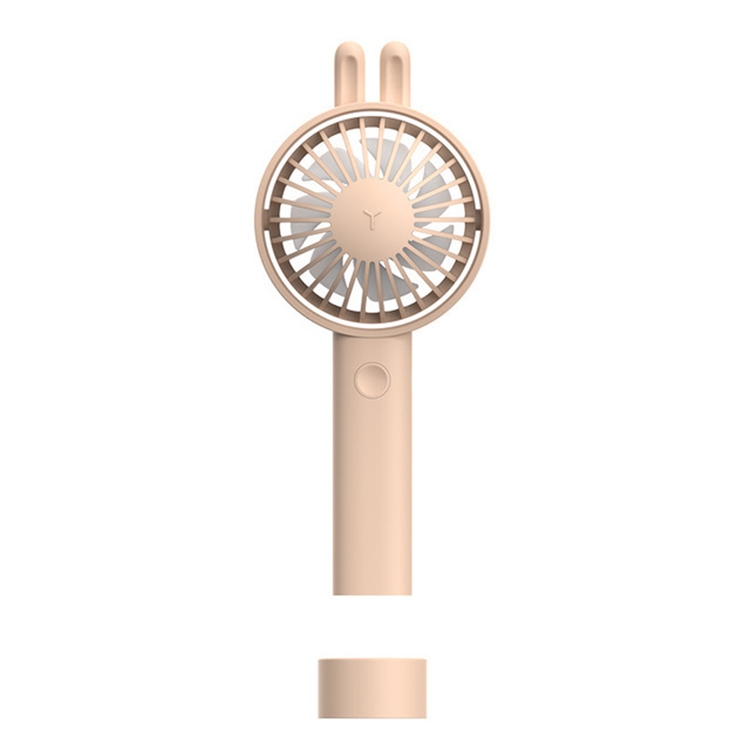 

Cute Rabbit Handheld Mini Fan USB Portable Desktop Fan(Tea)