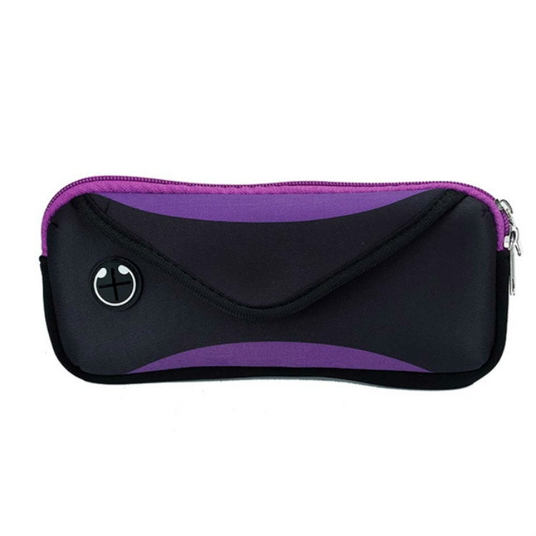 

Sports Running Mobile Phone Waterproof Waist Bag, Specification:iPhone Universal(Purple)