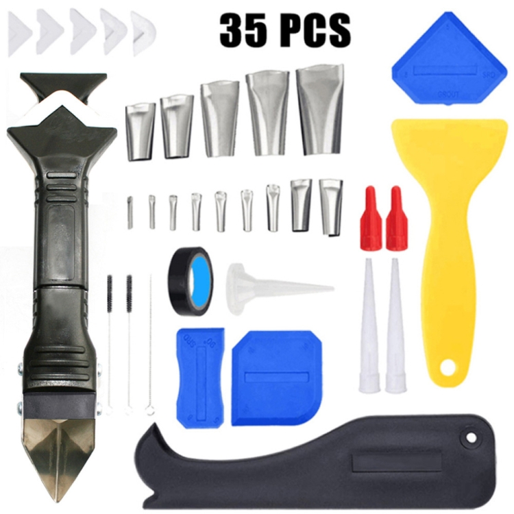

35 PCS / Set Stainless Steel Fill Nozzle Applicator Scraper Blade Beautiful Sewing Tools