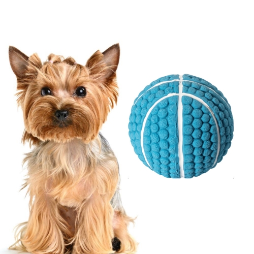 

Dog Toy Latex Dog Bite Sound Ball Pet Toys, Specification: Large Basketball Blue