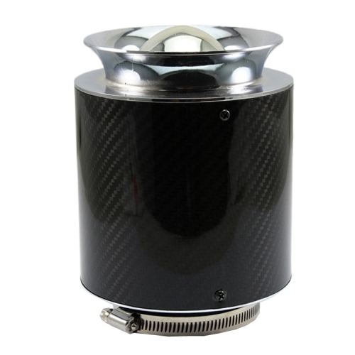 

013 Car Universal Modified High Flow Carbon Fiber Mushroom Head Style Air Filter, Specification: Large 60mm Inner Diameter