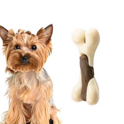 

Pet Bite Resistant Toy Nylon Cowhide Molar Teeth Eating Play Bone Dog Toy, Specification: Small (Hut Leg Bone)