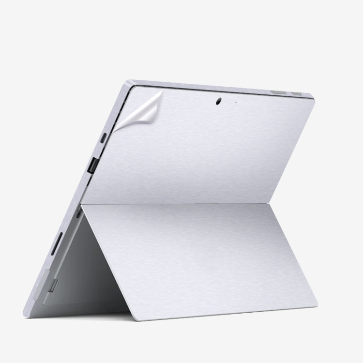 

Notebook Shell Protection Sticker For Microsoft Surface Pro 4/5/6 (Back A+Border Silver Drawing)