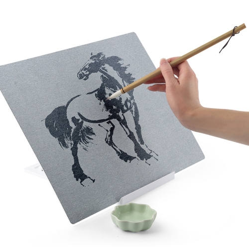 

Writing Brush Water Calligraphy Practice Set Water Writing Board Reusable Water Writing Cloth A3