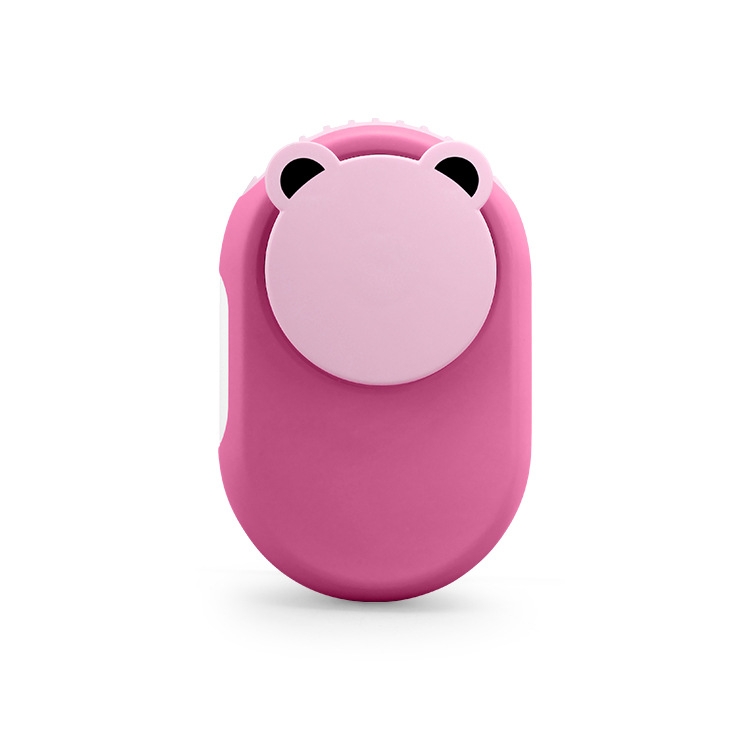 

USB Charging Mini Leafless Fan Portable Hanging Neck Type Cute Fan(Red)