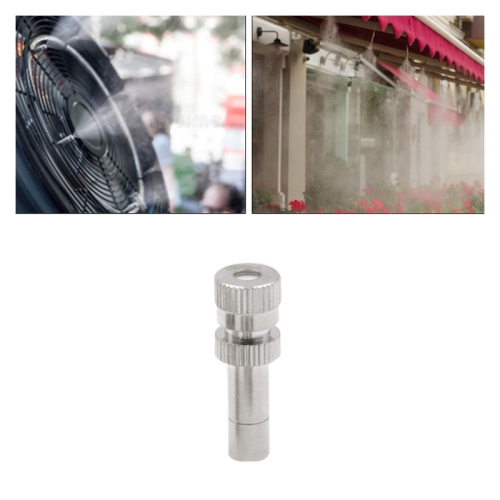 

10 PCS 6mm Humidifying And Dedusting Cooling Atomizing Sprinkler Quick-Plug Fog Misting Nozzle, Model: 0.15mm