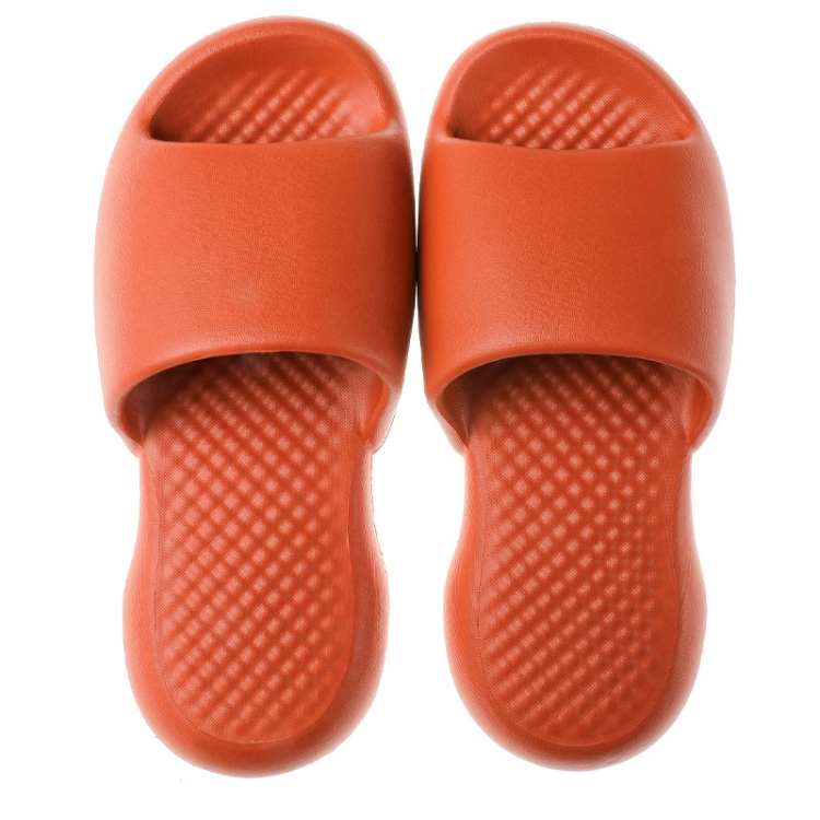 

Female Super Thick Soft Bottom Plastic Slippers Summer Indoor Home Defensive Bathroom Slippers, Size: 35-36(Orange)