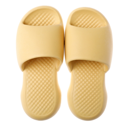 

Female Super Thick Soft Bottom Plastic Slippers Summer Indoor Home Defensive Bathroom Slippers, Size: 39-40(Yellow)