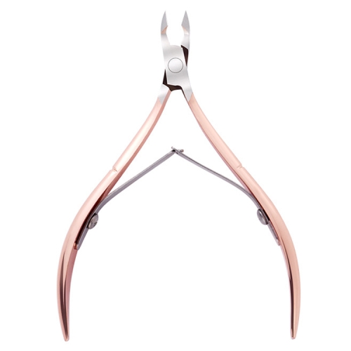 

3 PCS Rose Gold FABIYAN Nail Clippers Nail Art Dead Skin Cutting Chick-Nosed Pliers