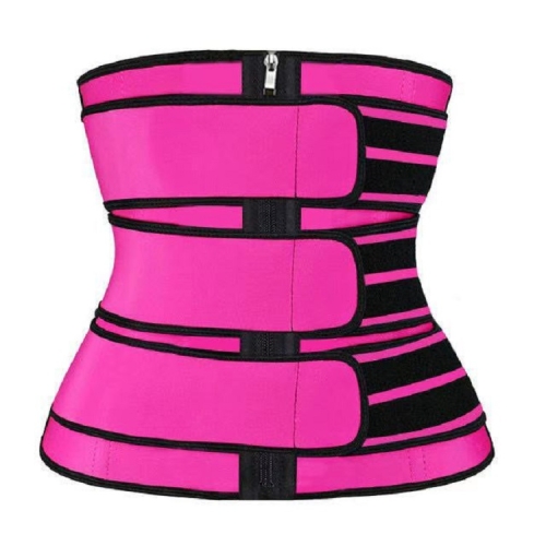 

Corset Sports Body Shaping Waistband For Women, Size: L(Rose Red)