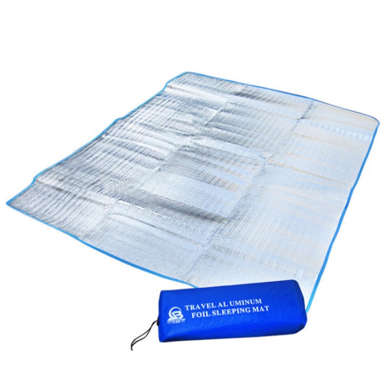 

180x150cm Outdoor Double-Sided Aluminum Film Moisture-Proof Picnic Mat Random Colour Delivery