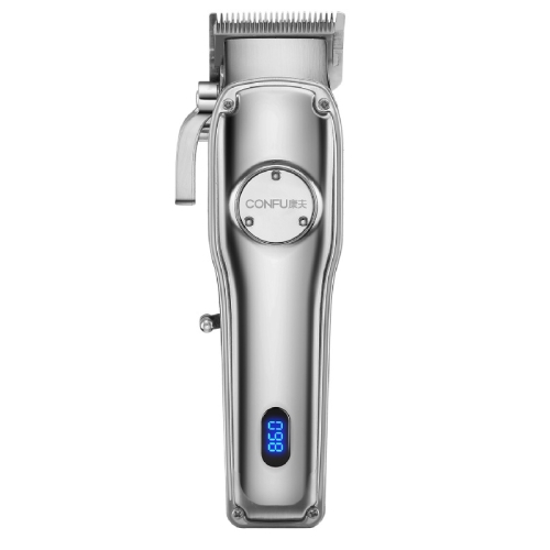 

T130 Silver CONFU Vintage Engraving Electric Hair Clipper Hair Razor Household Hair Salon Hair Clipper