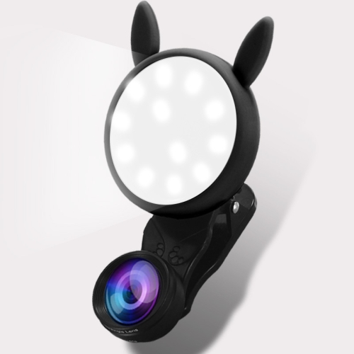 

WQ-04 Cartoon Mobile Phone Selfie Beautifying Light(Black)
