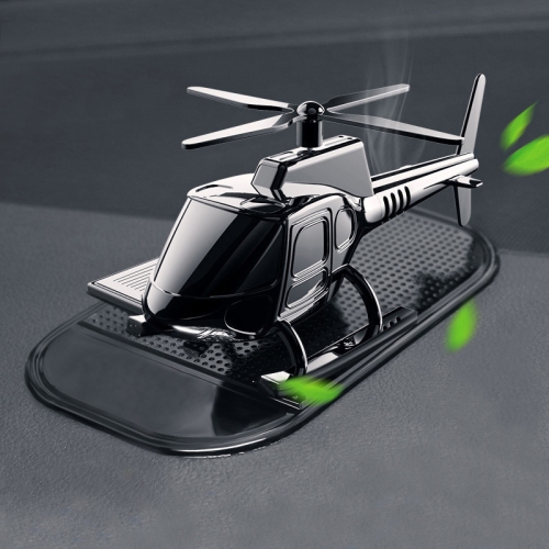 

In-Car Odor-Removing Decorations Car-Mounted Helicopter-Shaped Aromatherapy Decoration Products Specification： Black/5 Aromatherapy Core