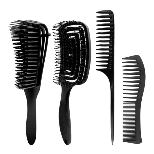 

Travel Home Hairdressing Comb Set Octopus Smooth Hair Wide Tooth Comb