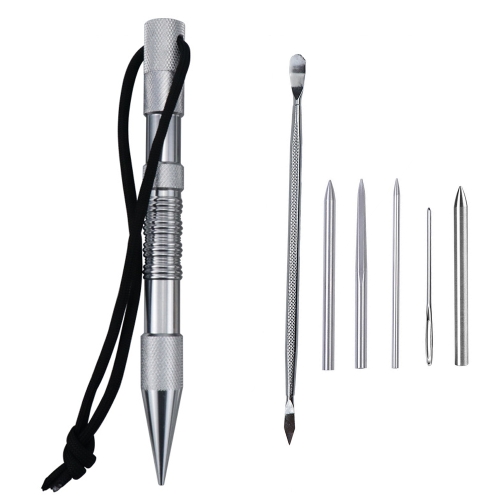 

Umbrella Rope Needle Marlin Spike Bracelet DIY Weaving Tool, Specification: 7 PCS / Set Silver