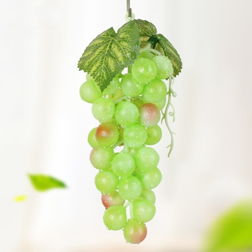 

4 Bunches 36 Green Grapes Simulation Fruit Simulation Grapes PVC with Cream Grape Shoot Props