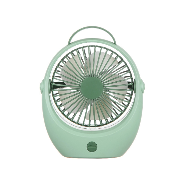 

A3408 USB Desktop Fan Large Wind with Handle Fan(Green)