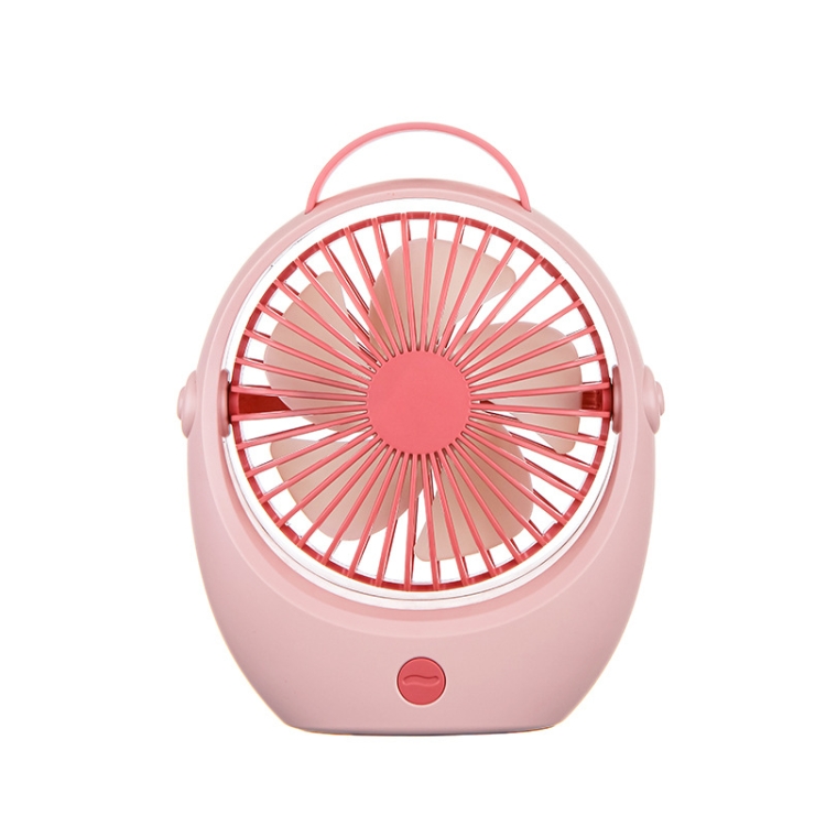 

A3408 USB Desktop Fan Large Wind with Handle Fan(Pink)