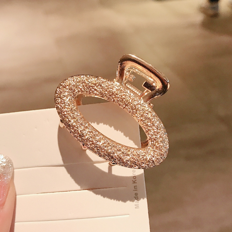

10 PCS Metal Hair Clip Retro Large Hair Clip, Colour: Oval Small