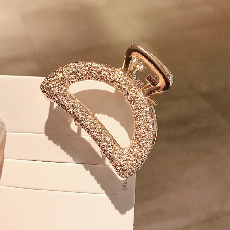 

10 PCS Metal Hair Clip Retro Large Hair Clip, Colour: Semicircle Small