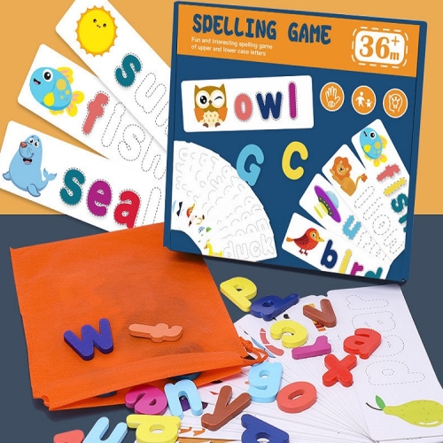 

Letter Matching Spelling Word Game English Letters Cognitive Educational Toys For Children Type-B