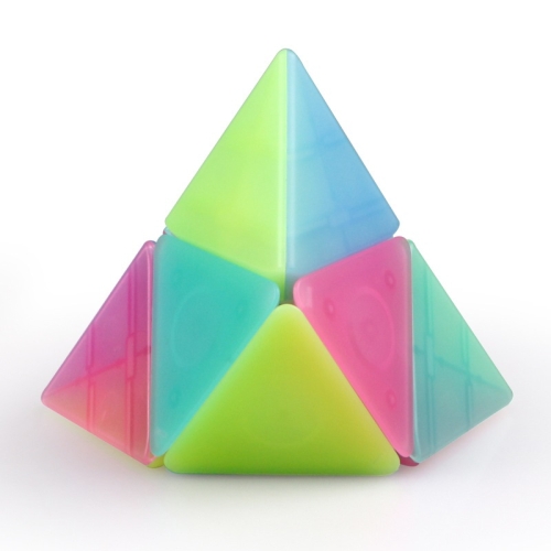

Jelly Rubik Cube Children Educational Toys, Colour: Second-order Pyramid