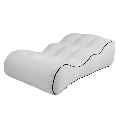 

BB1832 Outdoor Portable Inflatable Bed Foldable Beach Air Sofa, Size: Small: 120x60x25cm(White)