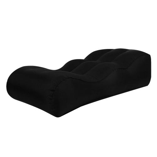 

BB1832 Outdoor Portable Inflatable Bed Foldable Beach Air Sofa, Size: Small: 120x60x25cm(Black)