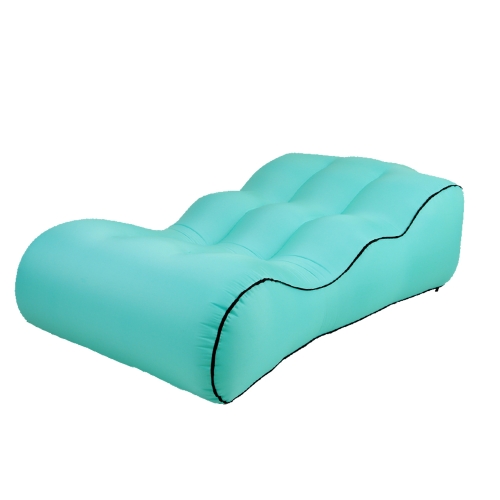 

BB1832 Outdoor Portable Inflatable Bed Foldable Beach Air Sofa, Size: Small: 120x60x25cm(Lake Green)