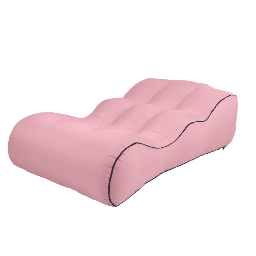 

BB1832 Outdoor Portable Inflatable Bed Foldable Beach Air Sofa, Size: Small: 120x60x25cm(Pink)