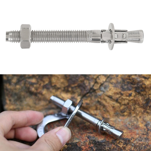 

2 PCS XINDA M8 Rock Nail Pole Stainless Steel Expansion Screws Pulling Rock Nail